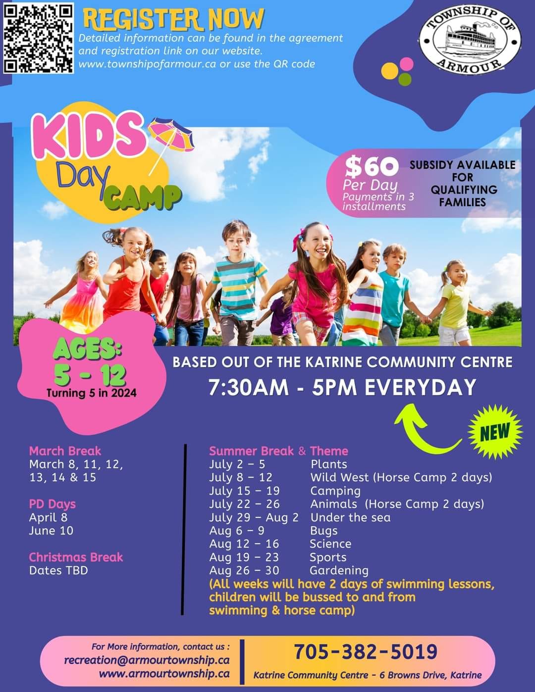 Kids Day Camp- March Break, PD Days, Summer & Christmas